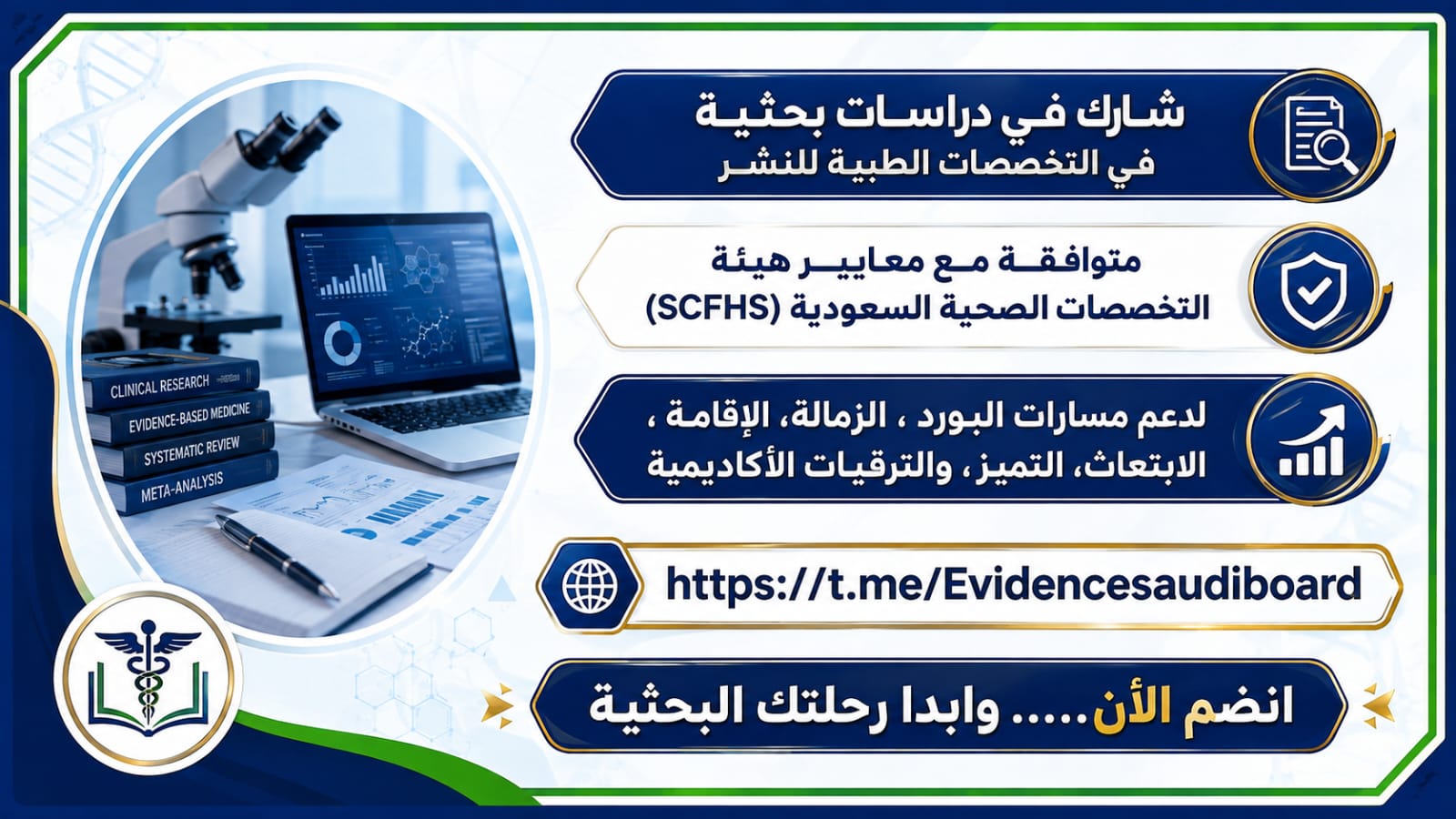 Evidence Saudi Board and Residency