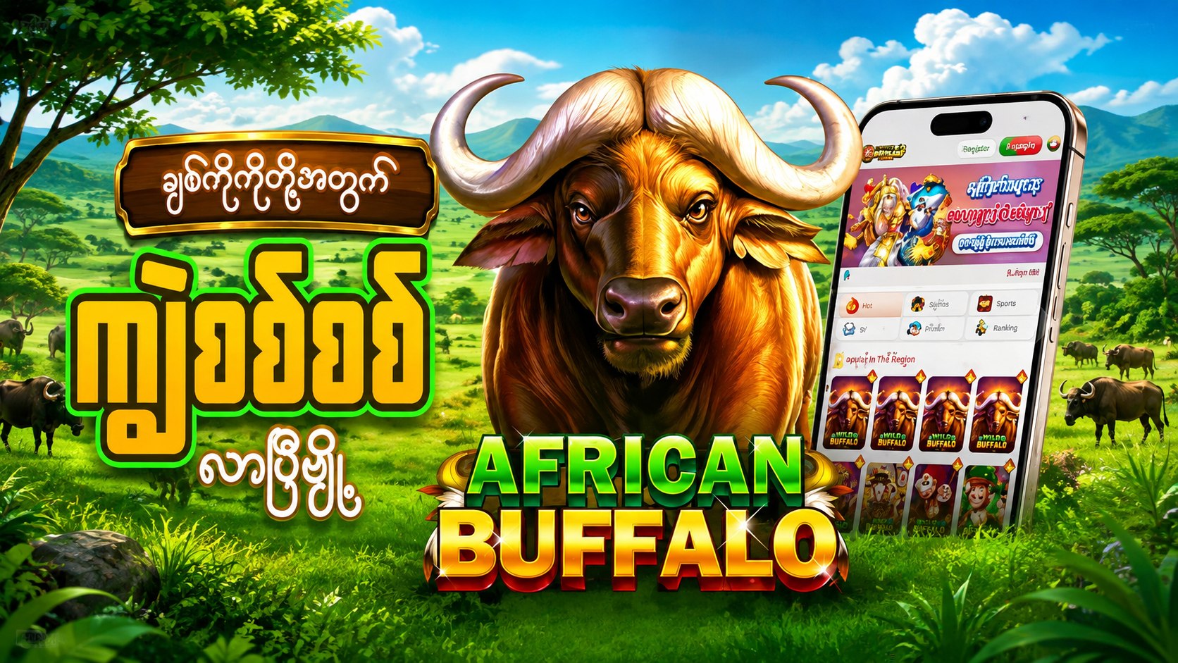Buffalo ကျွဲဂိမ်းအစစ်
