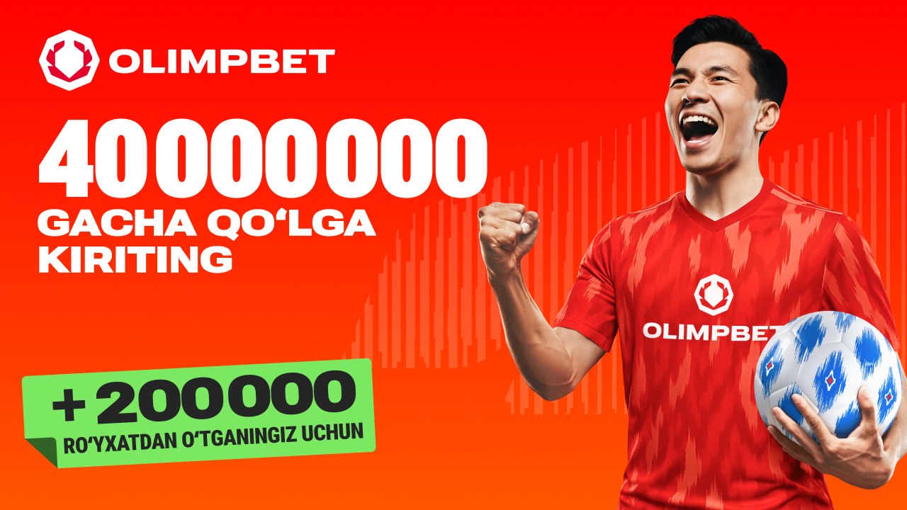 Ro‘yxatdan o‘tganingiz uchun 200000 so‘m
