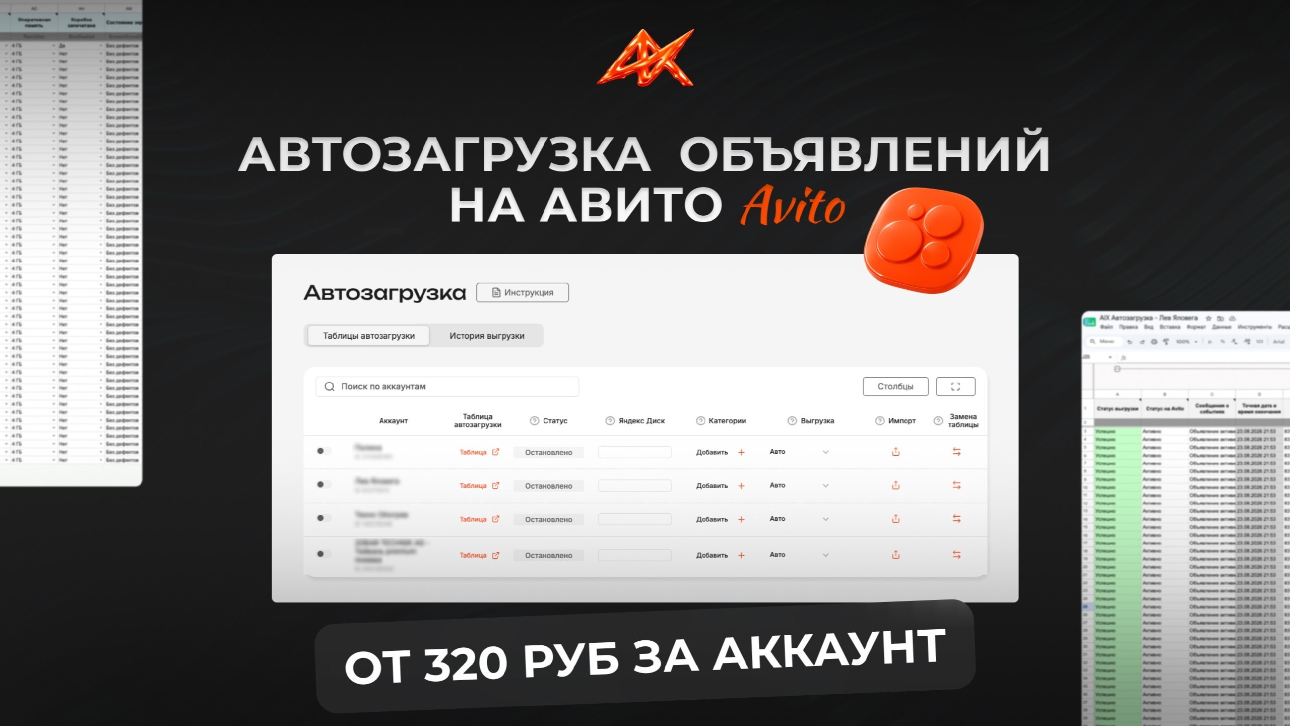 AIX сервисы для Авито