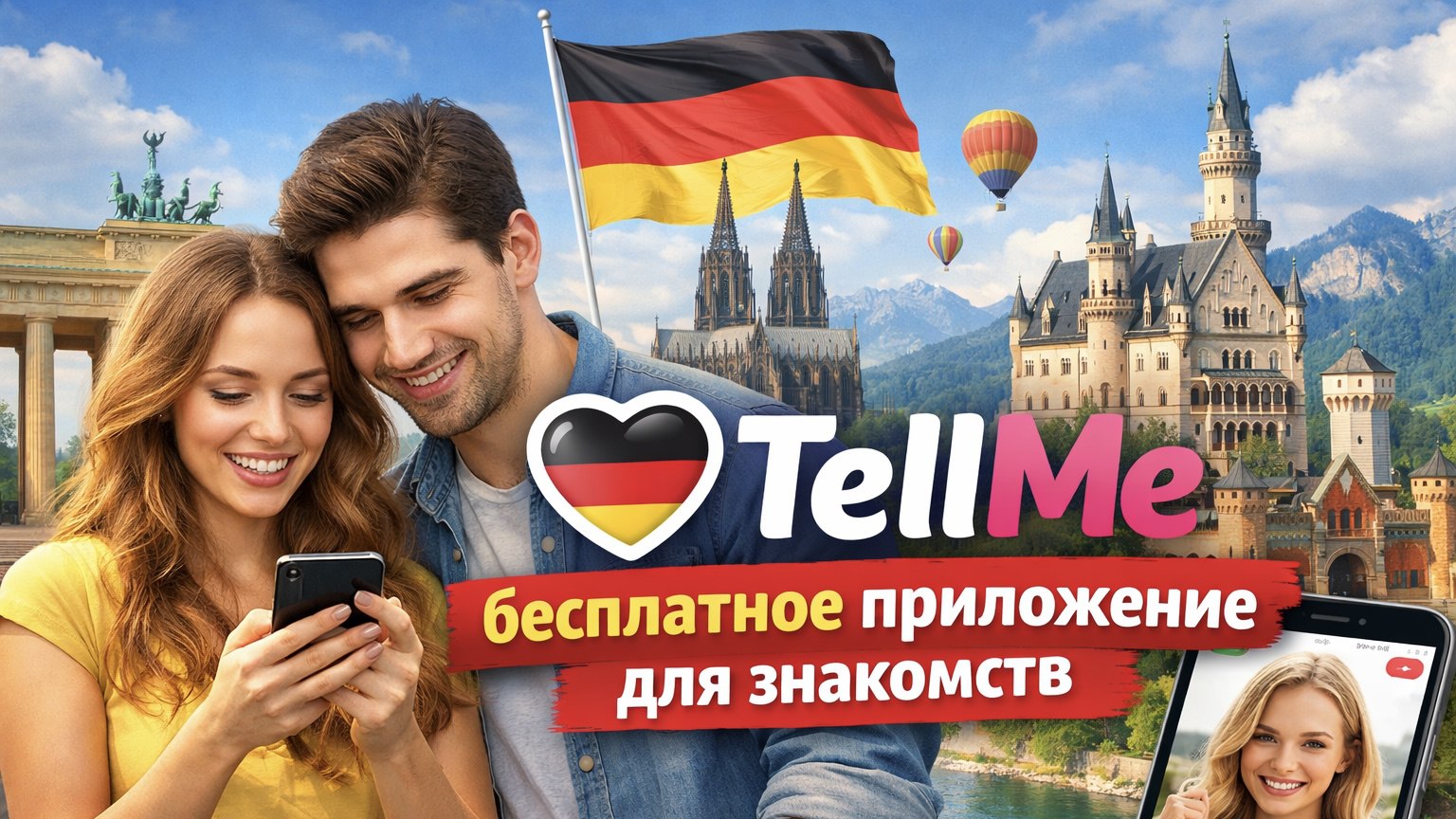 Tellme - знакомства в Европе!