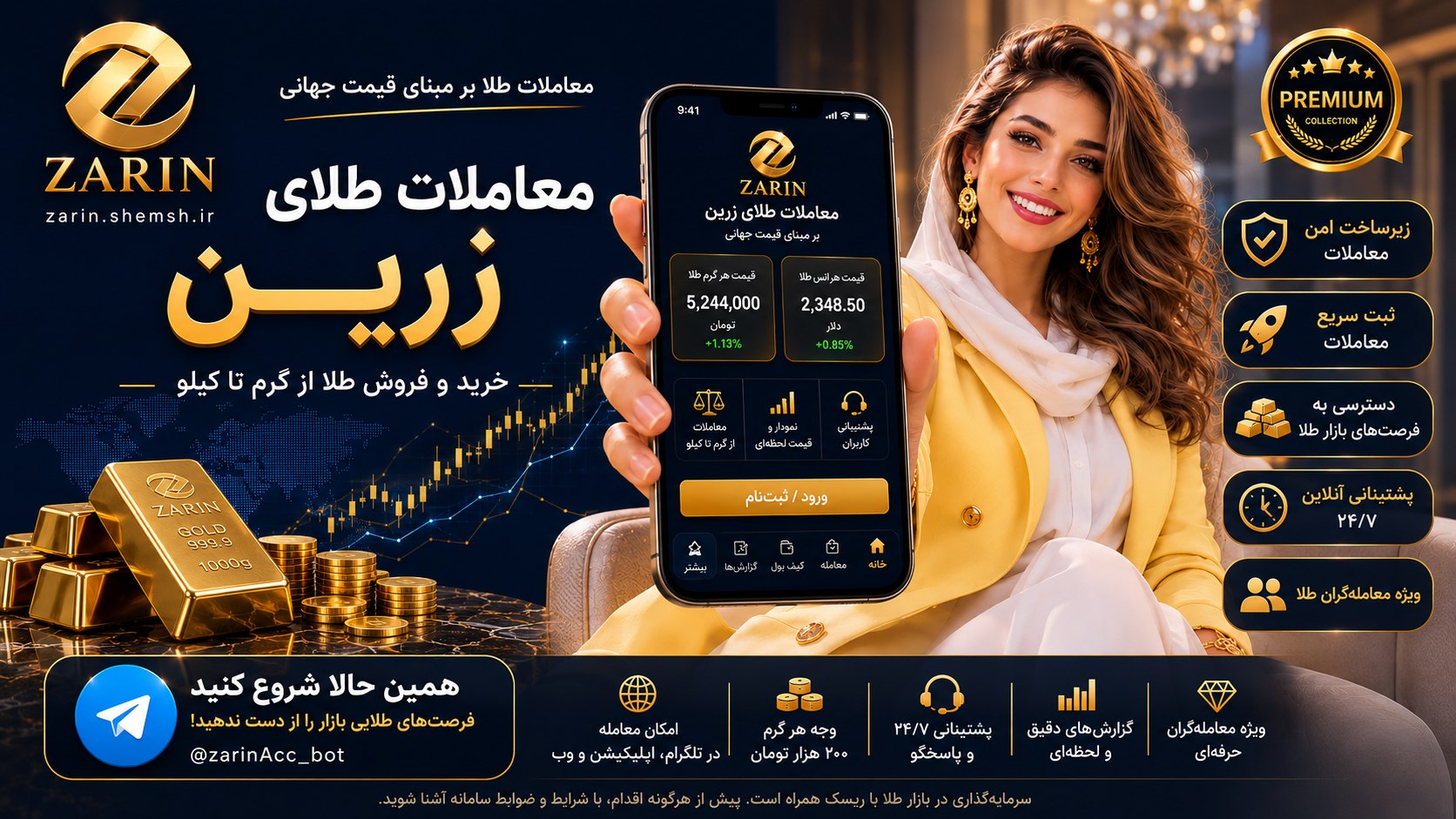 معاملات آبشده زرین