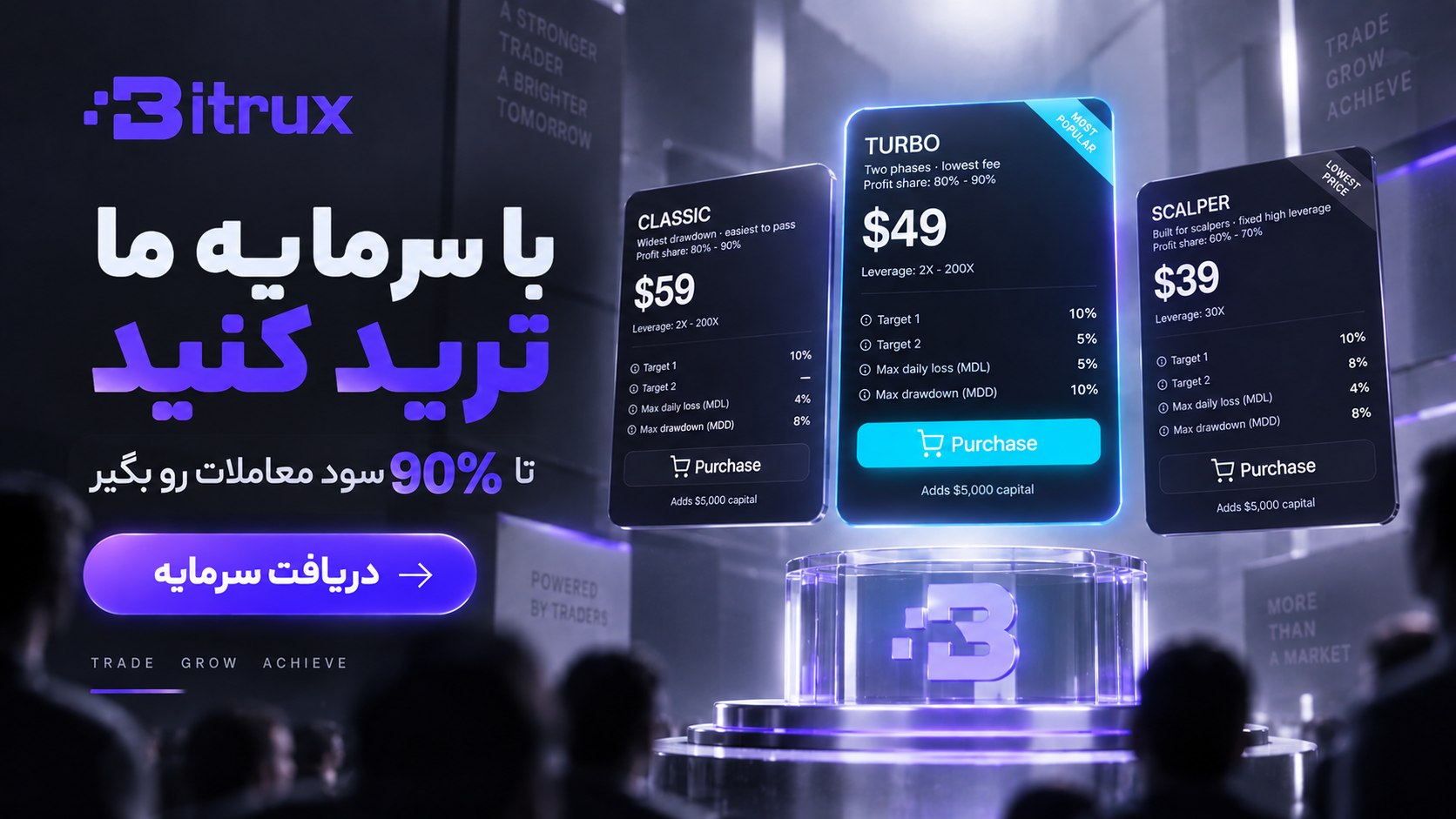 BitruX | پراپ فرم کریپتو