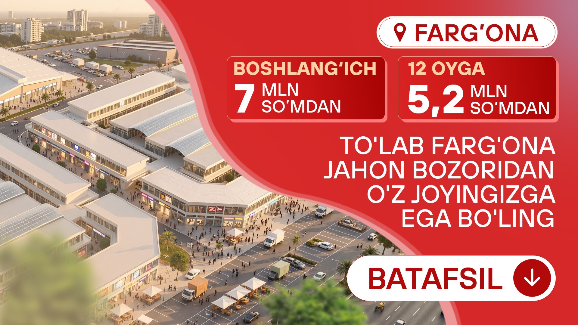 15-sentyabr | Farg’ona Jahon Bozori Taqdimoti